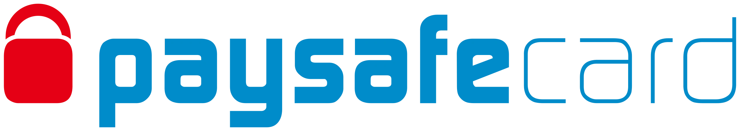 Paysafecard-logo prepaid-maksujen ja pelikassan rajaamisen yhteydessä